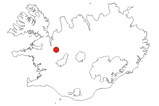 Arnarvatnsheiði á Íslandskorti