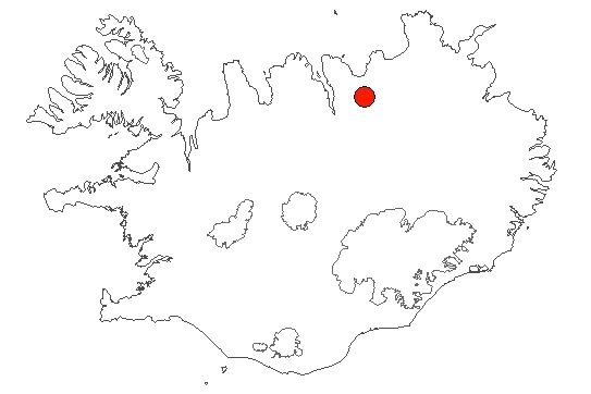 Vestmannsvatn á Íslandskorti