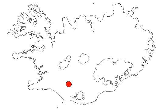Ytri-Rangá á Íslandskorti