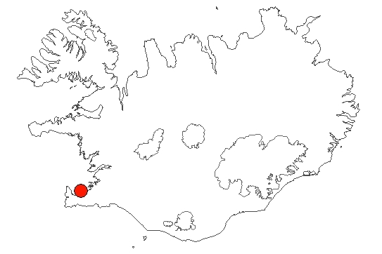 Vatnsleysuströnd á Íslandskorti